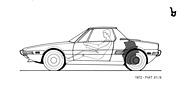 Bild: Fiat X 1/9 (1973) - Querschnitt