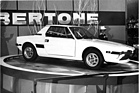 Fiat X 1/9 (1973) - Weltpremiere des von Bertone entwickelten Targa-Sportwagens - am Genfer Automobilsalon von 1973