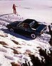 Fiat X 1/9 (1974) - mit Ketten im Schnee