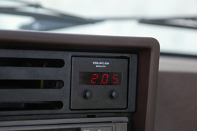 Fiat X 1/9 (1979) - Digitaluhr - das war modern damals