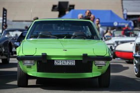 Fiat X 1/9 - frühes Modell, noch mit den zierlichen Stossstangen - Dolder Classics August 2017