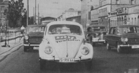 Fiat vs. VW vs. DKW im hobby Super-Test - Quicklebendig ist der VW, der mit DKW und Fiat wacker Schritt hält.