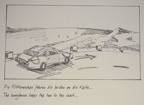 Filmskizze für den Bondfilm