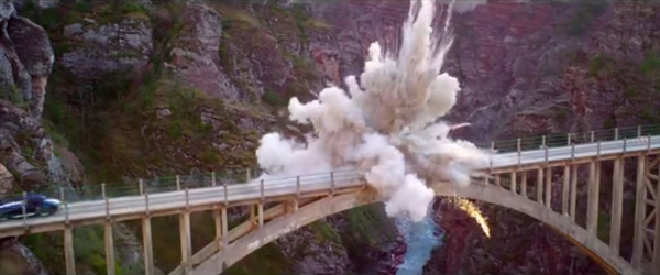 Filmszene 'Overdrive' - Explosionen sind keine Seltenheit