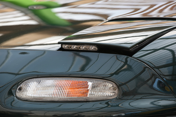 Findige Heimwerker - Mazda MX-5 mit speziellen Tagfahrlichtern - 3. Youngtimer- und Classictreffen Pratteln am 15. Juli 2018