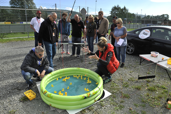 Fischen als weitere Übung - am fünften Tag der Creme21 2015 - Etappe Nürnberg-Leipzig
