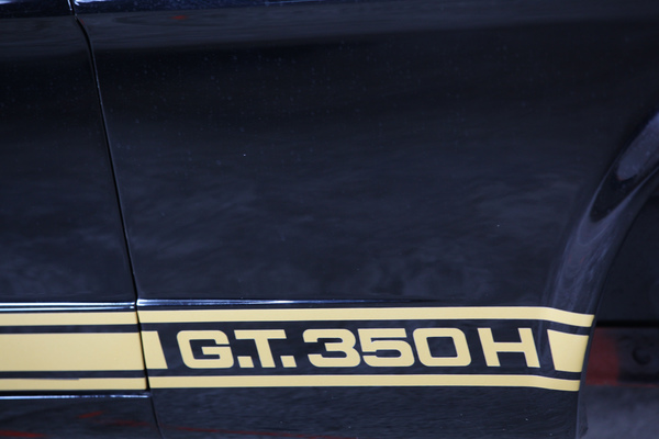 Flankenbeschriftung für den G.T.350 von Hertz - Mustang & Shelby Meeting 2017 in Zug