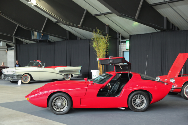 Flügeltüren gibt es nicht nur beim 300 SL, sondern auch bei diesem Fiberfab Caribee mit Corvette-Motor - Swiss Classic World 2015