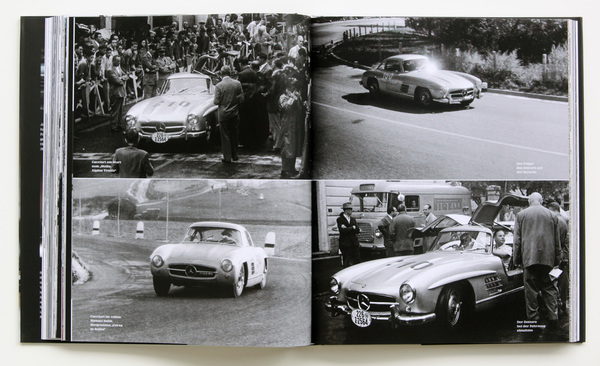 Gullwing with and without bumpers - Book "Mercedes-Benz 300 SL - The car of the century"