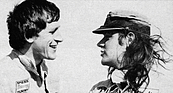 Fly & Drive - Scirocco Cup-Pilot Willi Bergmeister und Gaststarter Udo Lindenberg auf dem Flugplatz Sylt 1976