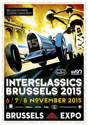 Flyer of the InterClassics Brussels 2015