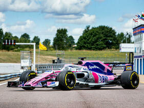 Force India-Mercedes VJM10 Formula 1 Racing Single-Seater (2017) - als Lot 122 angeboten an der Bonhams Bond Street Versteigerung am 16. Dezember 2022