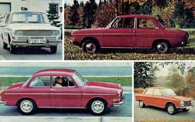 Ford 15 M im (historischen) Vergleich mit Audi 60, Peugeot 304 und VW 1600