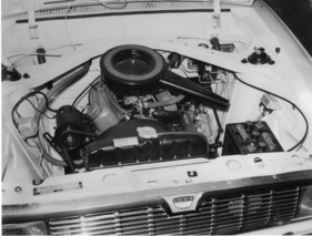 Ford 17 M (1965) - with V4 engine with 70 hp and lateral mass balancer shaft - Geneva Motor Show 1965