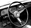Ford 17 M (1968) - Armaturenbrett mit Uhr, aber ohne Drehzahlmesser