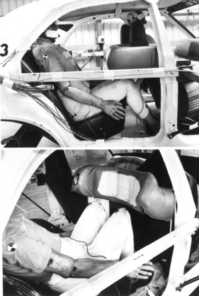 Ford (1974) - kein Airbag, sondern ein Prallkissen mit verbesserter Aufpolsterung