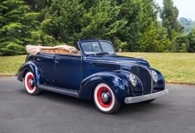 Ford 81A 740 Deluxe Convertible Sedan (1938) - als Lot 05 an der Bonhams The Laguna Seca Auction 2026 Ford 81A 740 Deluxe Convertible Sedan (1938) - als Lot 05 an der Bonhams The Laguna Seca Auction 2026