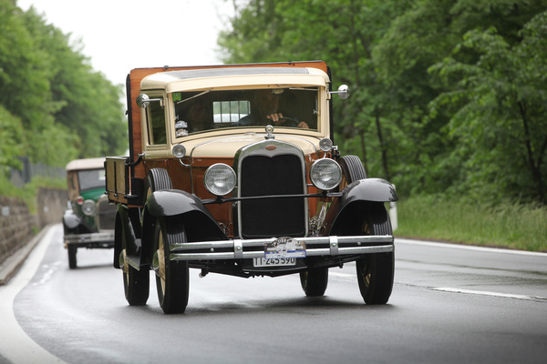 Image: Ford A Pickup (1931) - Classic car in Obwalden O-iO 2017 - Drive from Sarnen to Brienz