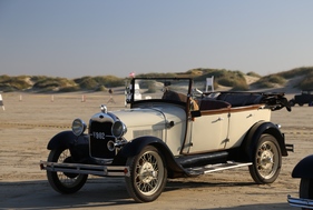 Ford A im Fahrerlager des Römö Motorfestival 2016