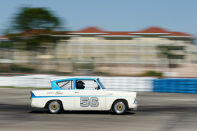 Ford Anglia 105 Super (1966) am SVRA Spring Vintage Classic in Sebring 2014
