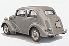 Bild: Ford Anglia (1939) - Der Anglia in schwarzweiss