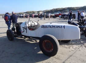 Ford Boattail von 1930 am Römö Motorfestival 2016