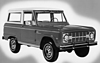 Ford Bronco (1967) - Der Bronco mit dem Sportspackage (© Ford Archiv / Werk, 1967) Ford Bronco (1967) - Der Bronco mit dem Sportspackage (© Ford Archiv / Werk, 1967)
