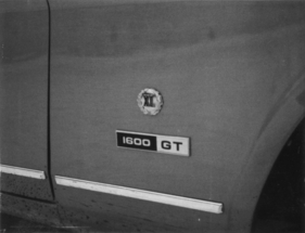 Ford Capri 1600 GT (1969) - die Bezeichnung des 1600 GT auf der Flanke