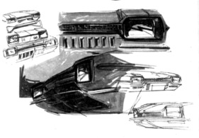 Ford Capri (1969) - Zeichnungen und Entwürfe für den Capri