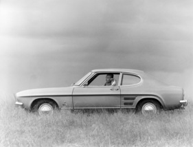 Ford Capri (1969) - die elegant gestaltete Silhouette des neuen Coupés