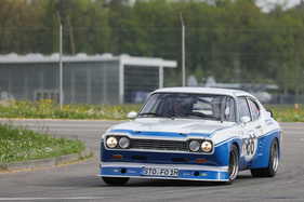 Ford Capri (1973) - Vintage Demo Racing hinter den Hallen - Klassikwelt Bodensee 2023