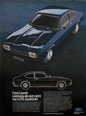 Ford Capri (1976) - Werbung - Leistung, die sich nicht nur in PS audrückt