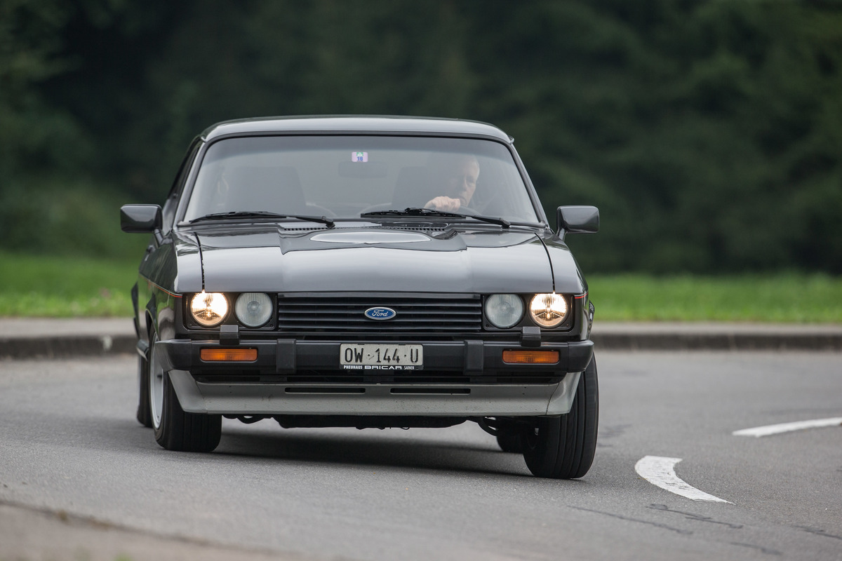 Ford Capri 2.8 Injection (1982) - die Niederquerschnittsreifen machten ihn handzahmer