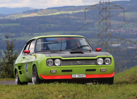 Ford Capri 2600 RS (1971) am Michaelskreuzrennen 2011 (Startnummer 248)