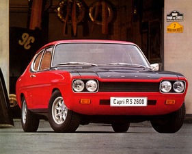Ford Capri 2600 RS (1971) - ohne Stossstangen sieht der RS 2600 noch martialischer aus