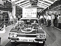 Am 29. August 1973 rollt der millionste Capri in Saarlouis vom Band: es ist ein weisser RS 2600