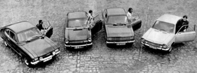 Ford Capri siegt im Vergleichstest der Jedermann-Coupés gegen Opel, Fiat und Daf