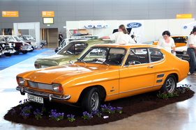 Bild Ford Capri I 1,7 L GT XL (1972) - unrestaurierter Capri der ersten Serie, 75 PS, 980 kg, 177 km/h, 49'000 km - Retro Classics Stuttgart 2014