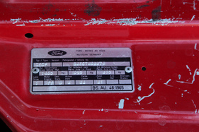 Ford Capri II 2.3 S May-Turbo (1977) - Ford-Hestellerplakette