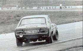 Ford Capri RS 2600 (1971) - Walter Röhrl im Drift bei der Olympia Rallye 1972