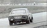 Image: Ford Capri RS 2600 (1971) - Walter Röhrl drifting at the 1972 Olympic Rally