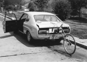 Ford Capri RS 2600 (1971) – bei der Datenerfassung mit dem Peiselerrad