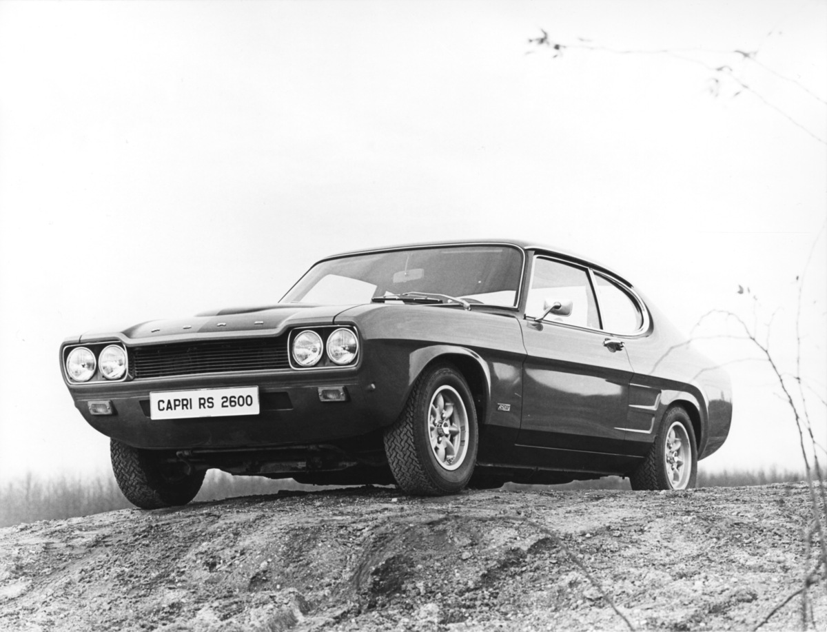 Ford Capri RS 2600 (1971) - dynamischer Auftritt des zu diesem Zeitpunkt stärksten Capris mit 150 PS