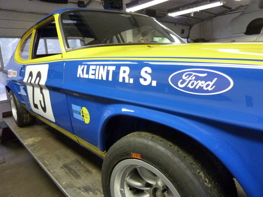 Ford Capri RS 2600 - Restaurierung - die Lackierung entspricht wieder der damaligen Bemalung