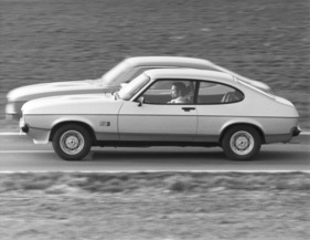 Ford Capri S (1976) - Capri II S-Modell mit neu abgestimmtem Fahrwerk, mit Sechszylindermotoren ausgerüstet