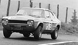 Ford Capri Turbo May (1970) am 1000km Rennen Nürburgring 1970 / Hannelore Werner und Mike Kranefuss / Team Turbo-May
