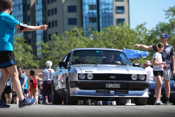 Bild: Ford Capri Turbo - bei der Abfahrt - Oldtimer Sunday Morning am 2. Juni 2019