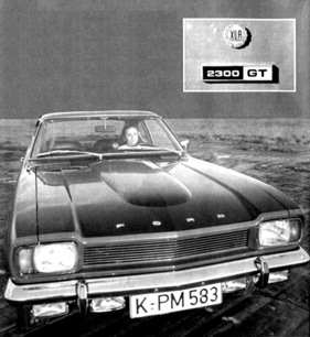 Ford Carpri 2300 XLR (1969) - auf Testfahrt Ford Carpri 2300 XLR (1969) - auf Testfahrt