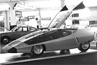 Ford Coins Ghia - sehr futuristische Studie, die auf niedrigsten Benzinverbrauch ausgelegt ist - am Genfer Automobilsalon 1974
