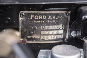 Ford Comète (1952) - Chassis-Plakette von 766